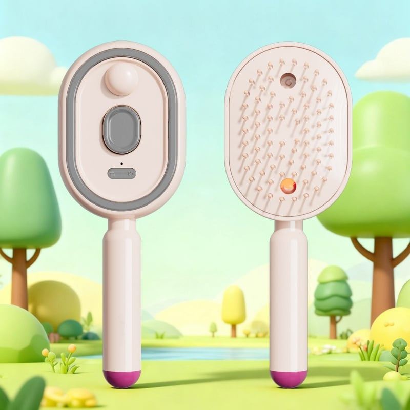 🔥LAST DAY 49% OFF-Electric Spray Air Cushion Massage Comb