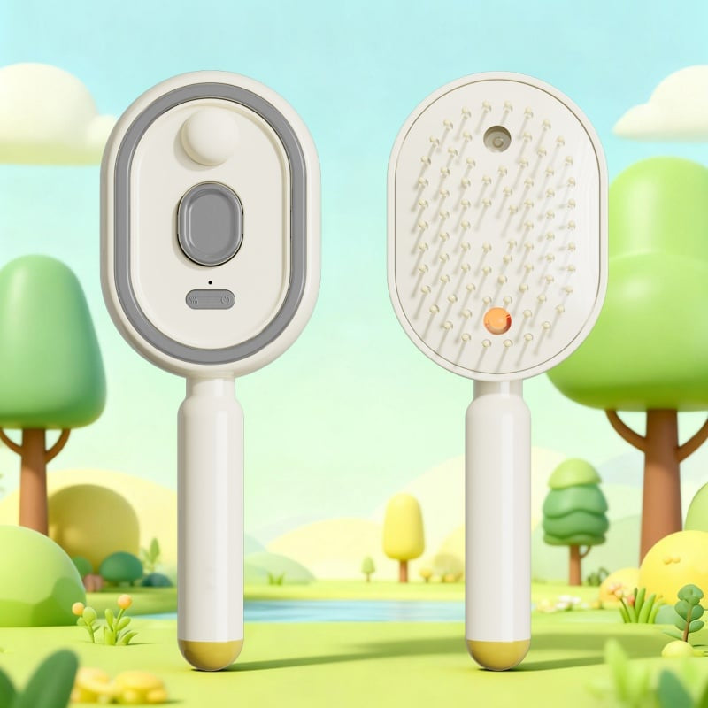 🔥LAST DAY 49% OFF-Electric Spray Air Cushion Massage Comb