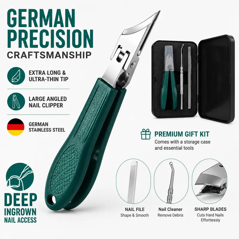 🖐️🦅Eagle Beak Beveled Nail Clippers | Arthritis-Friendly & Thick Nail Relief