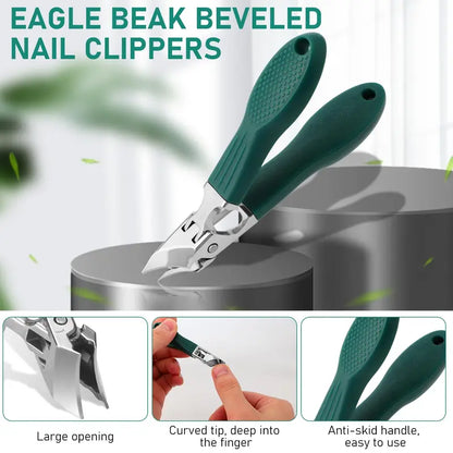 🖐️🦅Eagle Beak Beveled Nail Clippers | Arthritis-Friendly & Thick Nail Relief